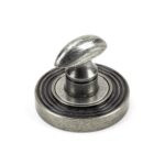 pewter round thumbturn set (beehive)
