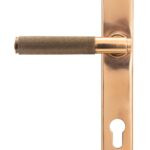 polished bronze brompton slimline lever espag. lock set