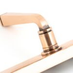 polished bronze avon slimline lever espag. lock set