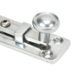 satin chrome 4" universal bolt