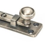 antique pewter 4" universal bolt