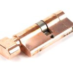 polished bronze 35/35 5pin euro cylinder/thumbturn