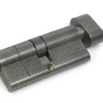 pewter 35/35 5pin euro cylinder/thumbturn