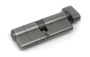 pewter 40/40 5pin euro cylinder/thumbturn