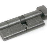 pewter 35t/45 5pin euro cylinder/thumbturn