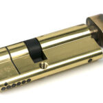 aged brass 35/45t 5pin euro cylinder/thumbturn