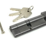 pewter 45/45 5pin euro cylinder/thumbturn