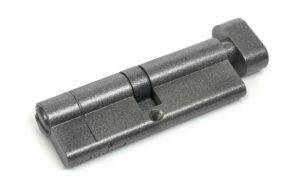 pewter 45/45 5pin euro cylinder/thumbturn