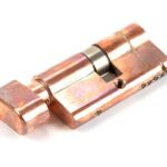 polished bronze 30/30 5pin euro cylinder/thumbturn ka