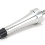 satin chrome projection door stop