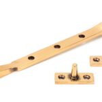 polished bronze 8" avon stay