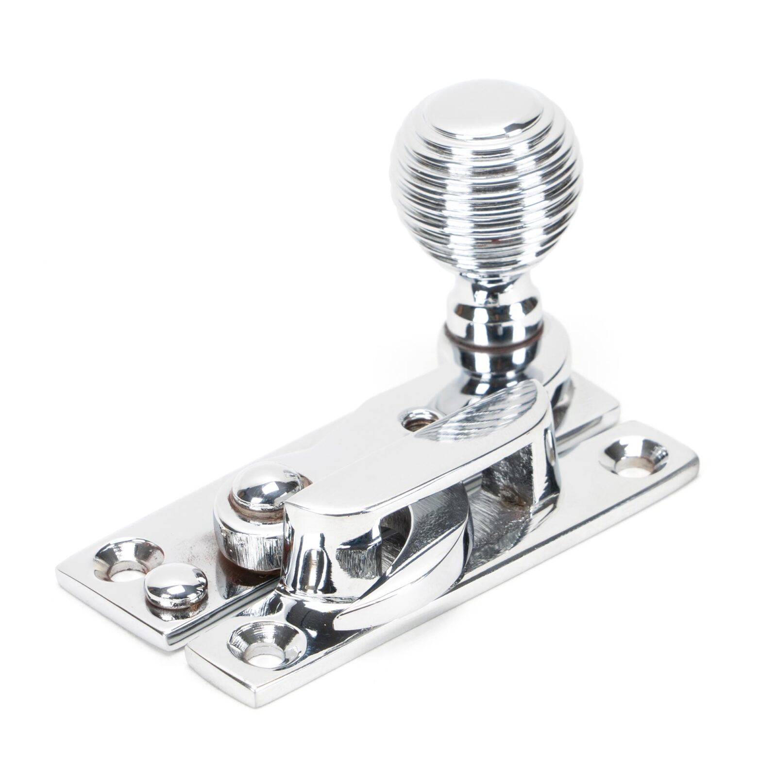 polished chrome beehive sash hook fastener