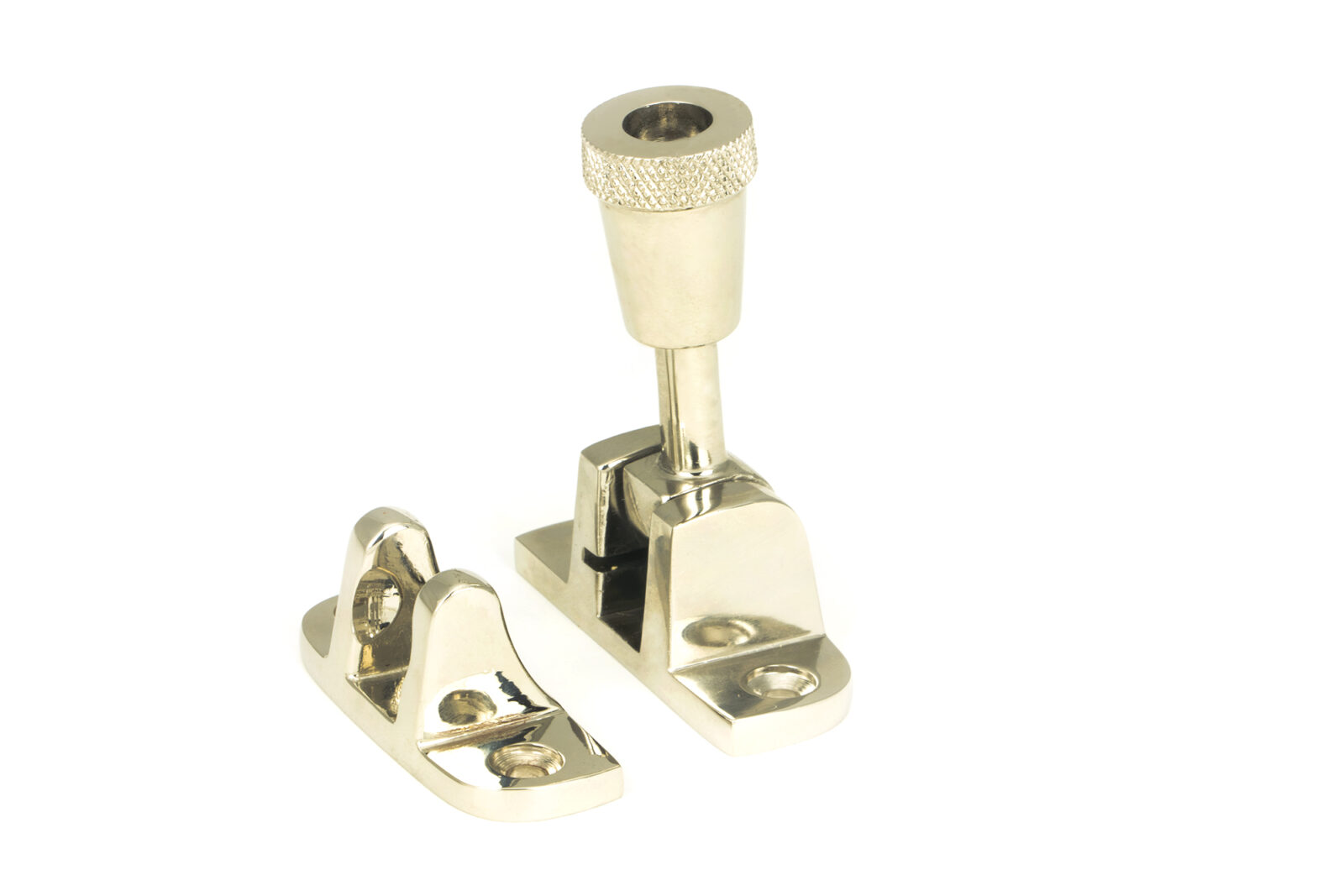 polished nickel brompton brighton fastener (radiused)