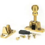 polished brass beehive brighton fastener (radiused)