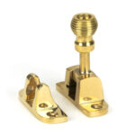 polished brass beehive brighton fastener (radiused)