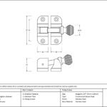 polished chrome beehive brighton fastener (radiused)