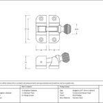 aged bronze beehive brighton fastener (radiused)