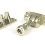 polished nickel mushroom brighton fastener (radiused)