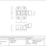 polished nickel mushroom brighton fastener (radiused)