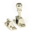 polished nickel mushroom brighton fastener (radiused)