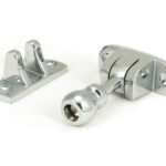 polished chrome mushroom brighton fastener (radiused)