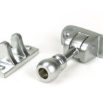 satin chrome mushroom brighton fastener (radiused)