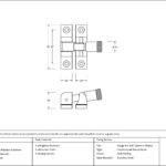 aged bronze brompton brighton fastener narrow (square)