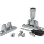 satin chrome brompton brighton fastener narrow (square)
