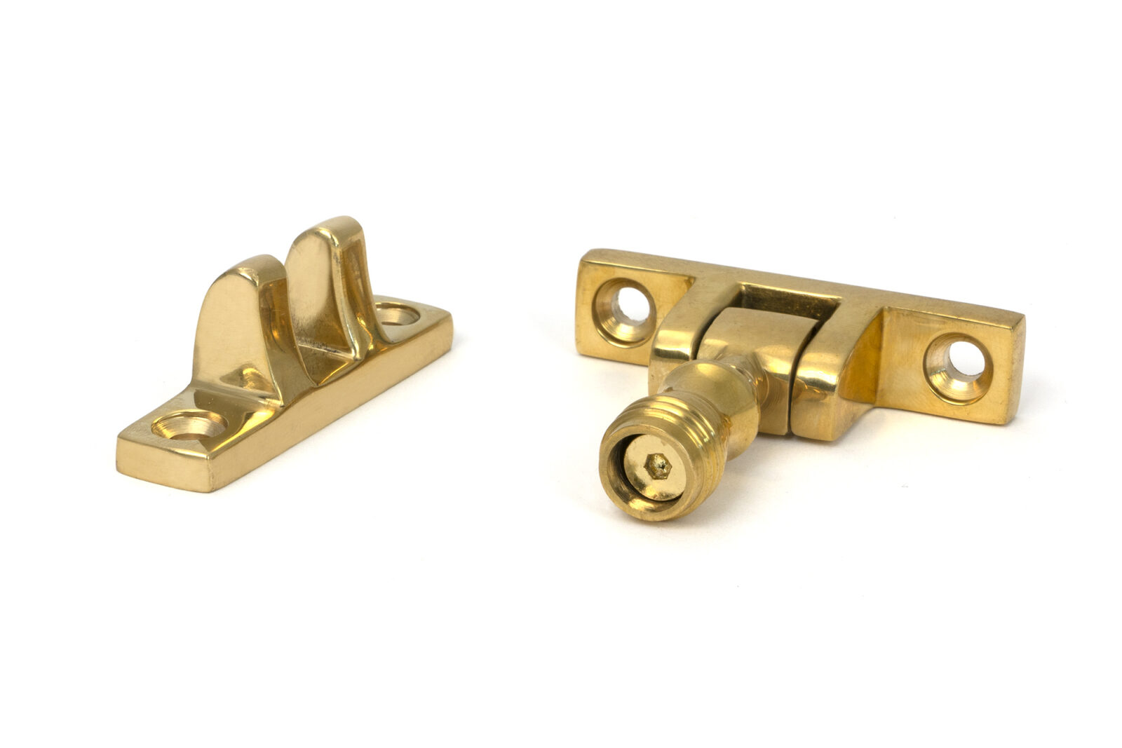 polished brass prestbury brighton fastener narrow (square)