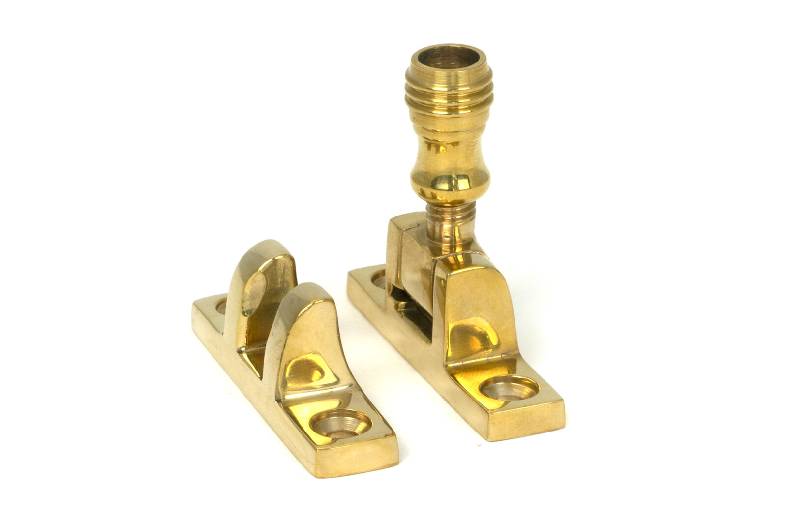 polished brass prestbury brighton fastener narrow (square)