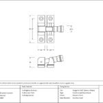 polished nickel prestbury brighton fastener narrow (square)