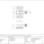 polished brass beehive brighton fastener narrow (square)