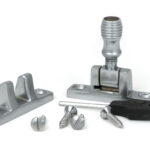 satin chrome beehive brighton fastener narrow (square)