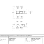 polished brass mushroom brighton fastener narrow (square)