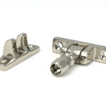 polished nickel mushroom brighton fastener narrow (square)