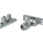 satin chrome mushroom brighton fastener narrow (square)