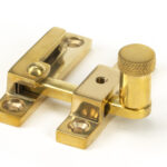 polished brass brompton quadrant fastener narrow