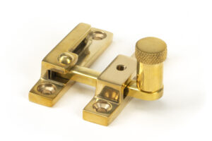 polished brass brompton quadrant fastener narrow