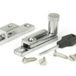 satin chrome brompton quadrant fastener narrow