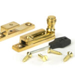 polished brass prestbury quadrant fastener narrow