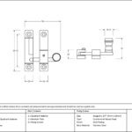 aged bronze prestbury quadrant fastener narrow