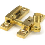 polished brass beehive quadrant fastener narrow
