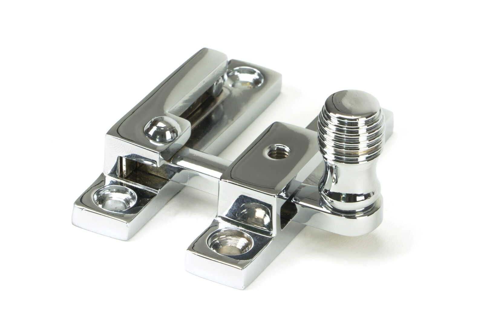 polished chrome beehive quadrant fastener narrow