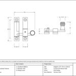 aged bronze beehive quadrant fastener narrow