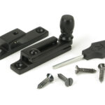 aged bronze mushroom quadrant fastener narrow