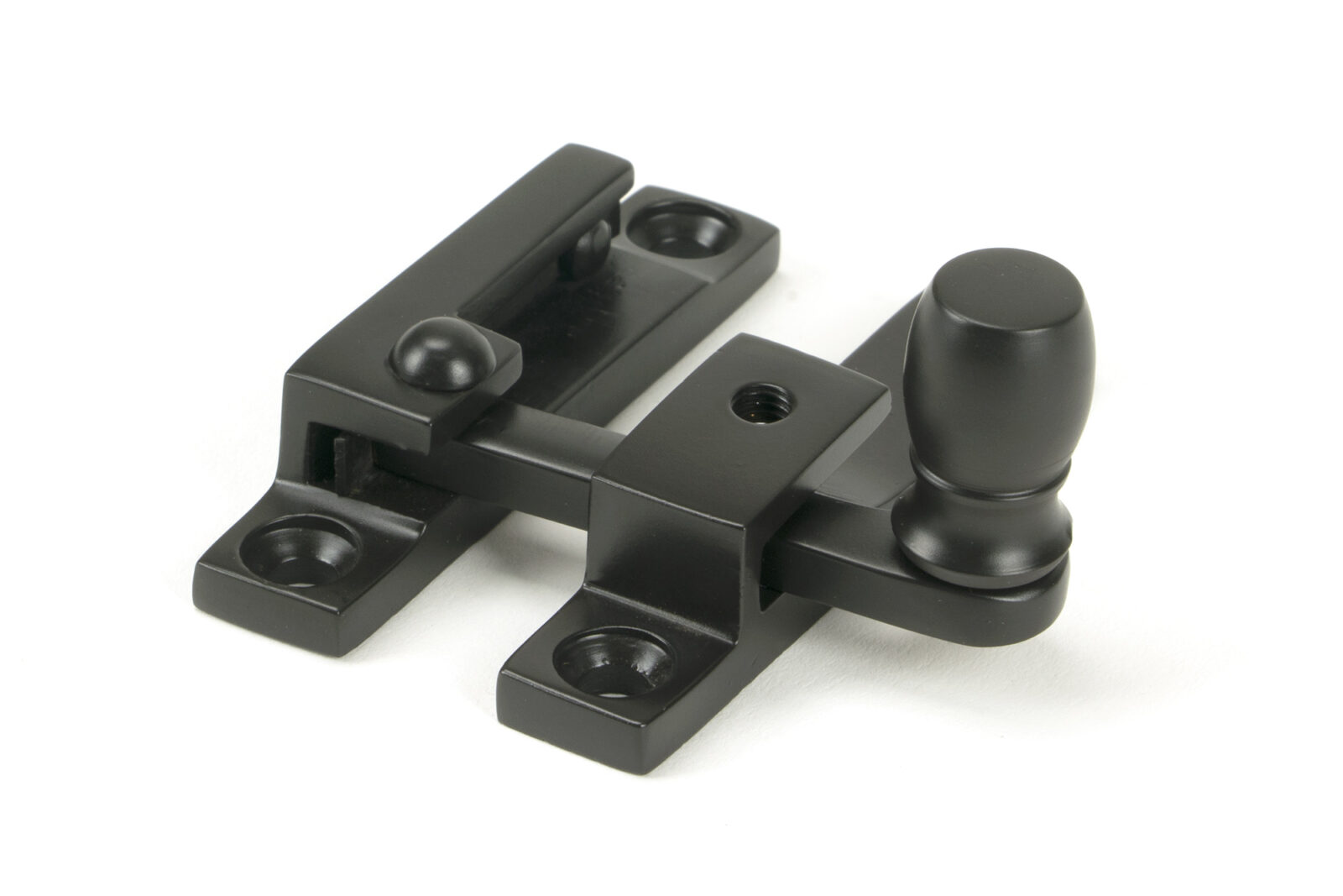 aged bronze mushroom quadrant fastener narrow