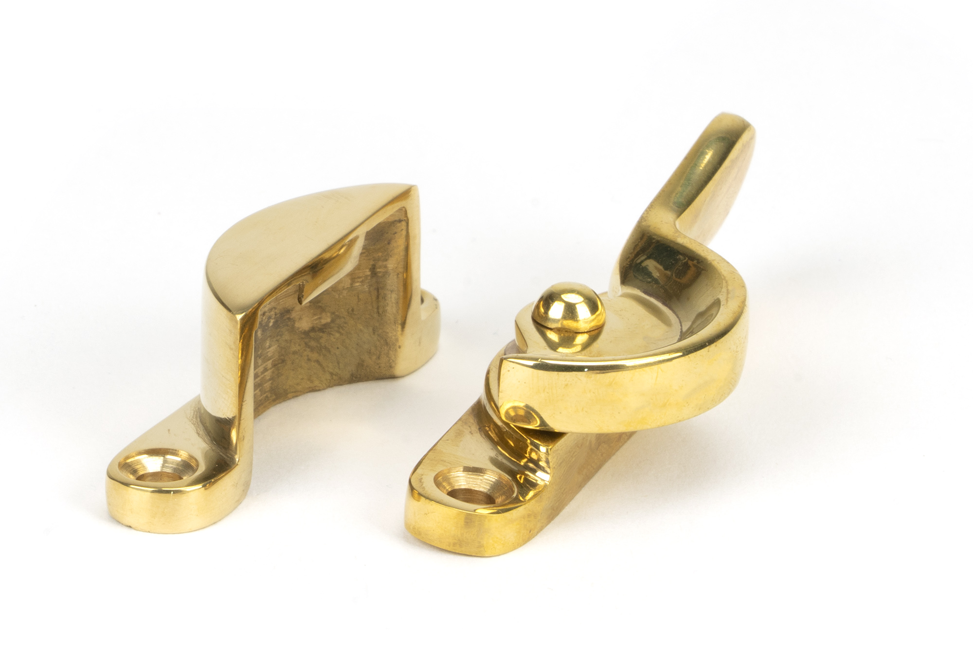 polished brass fitch fastener