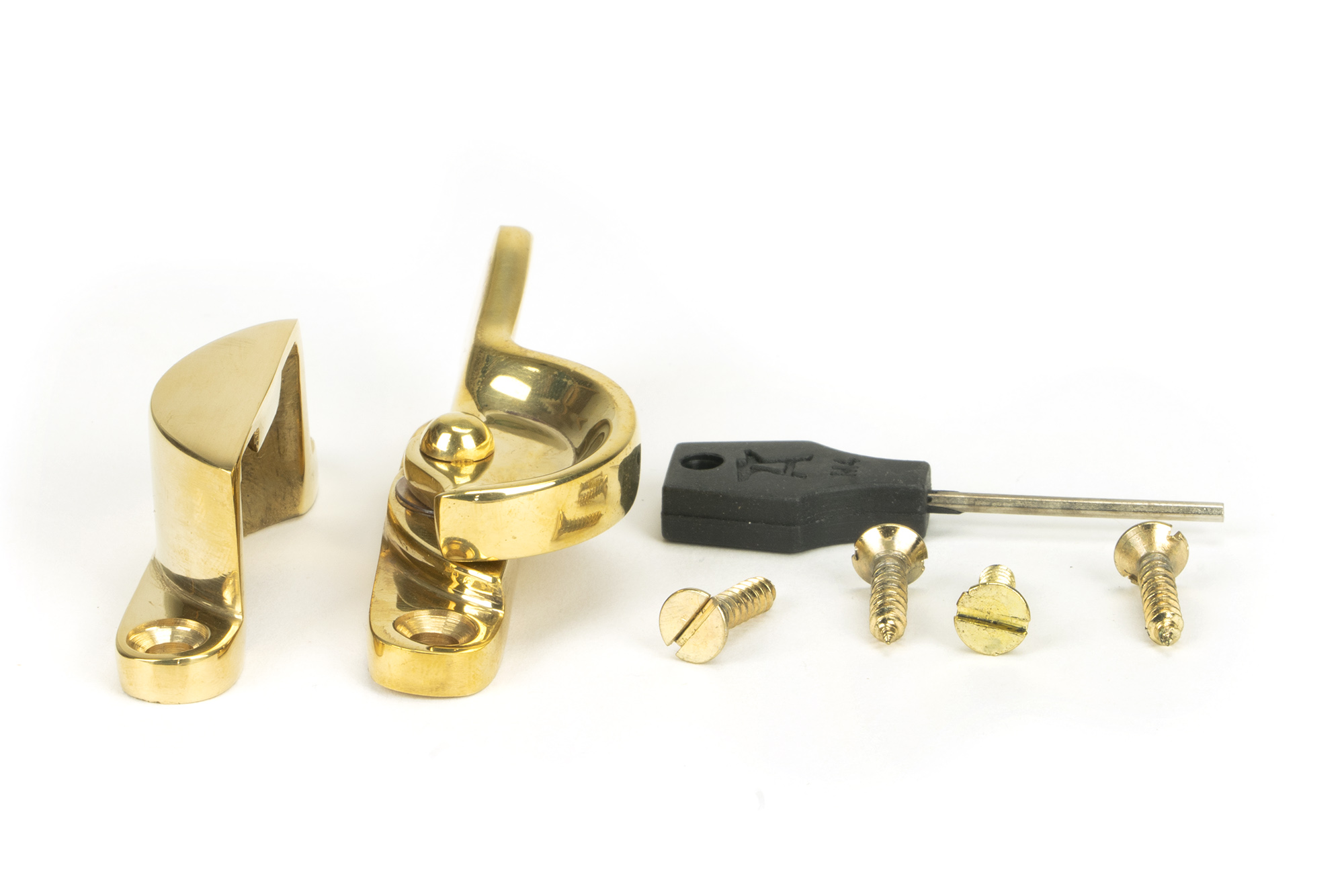 polished brass fitch fastener