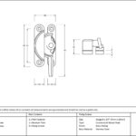polished brass fitch fastener