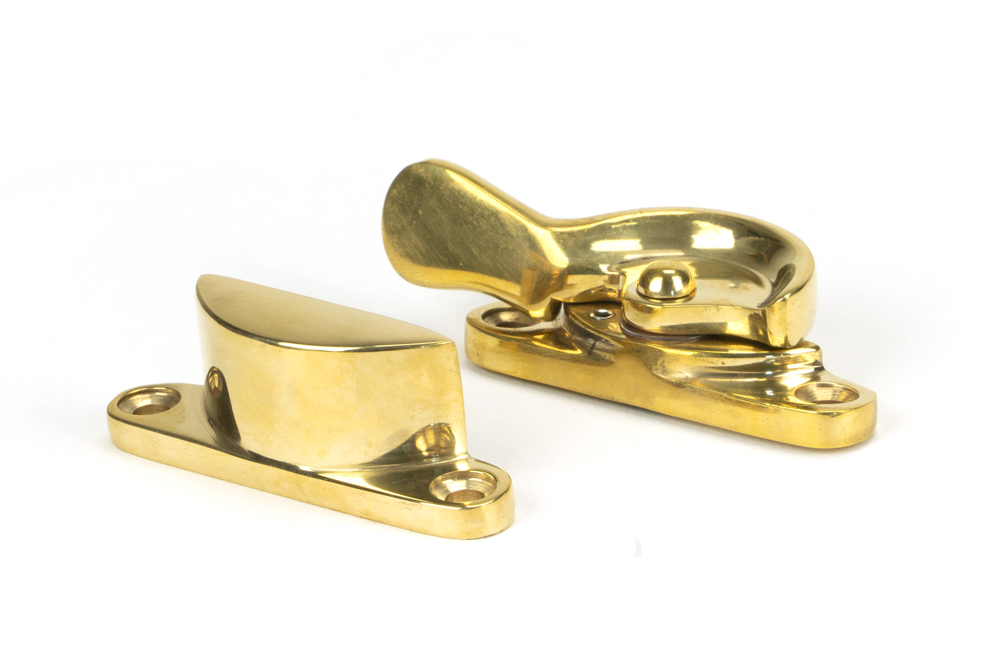 polished brass fitch fastener